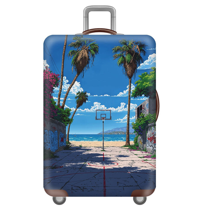 Unisex Hard Shell Suitcase with Dreamy Landscape Design Kalsten