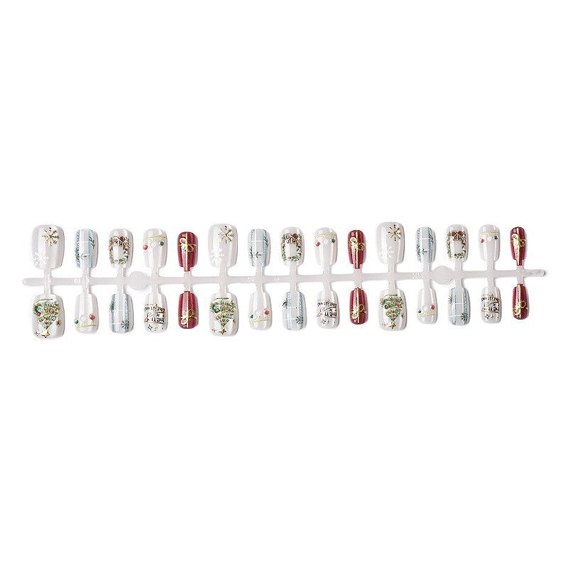 Festive Holiday Nail Art Set