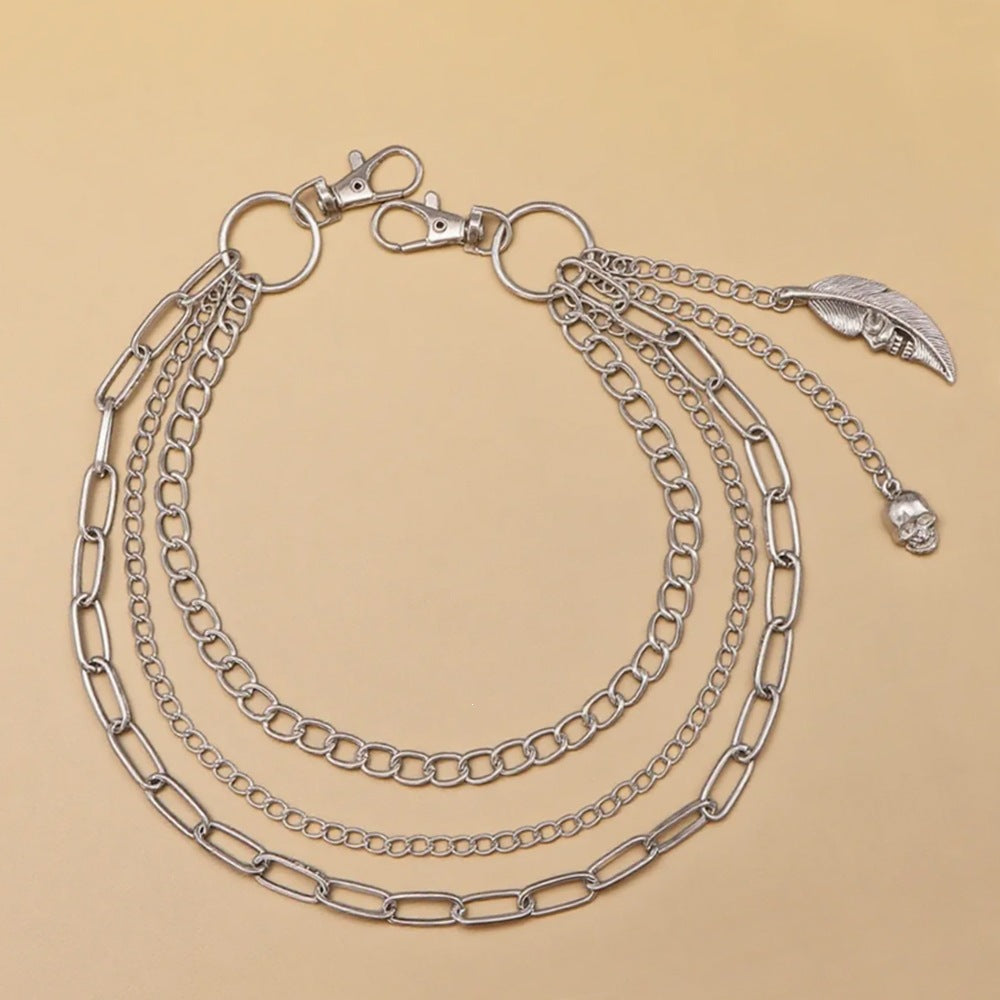Fashionable chain pendant belt Kalsten