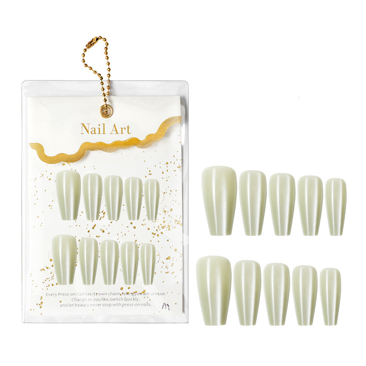 Long-Lasting Glossy Press-On Nail Set Kalsten