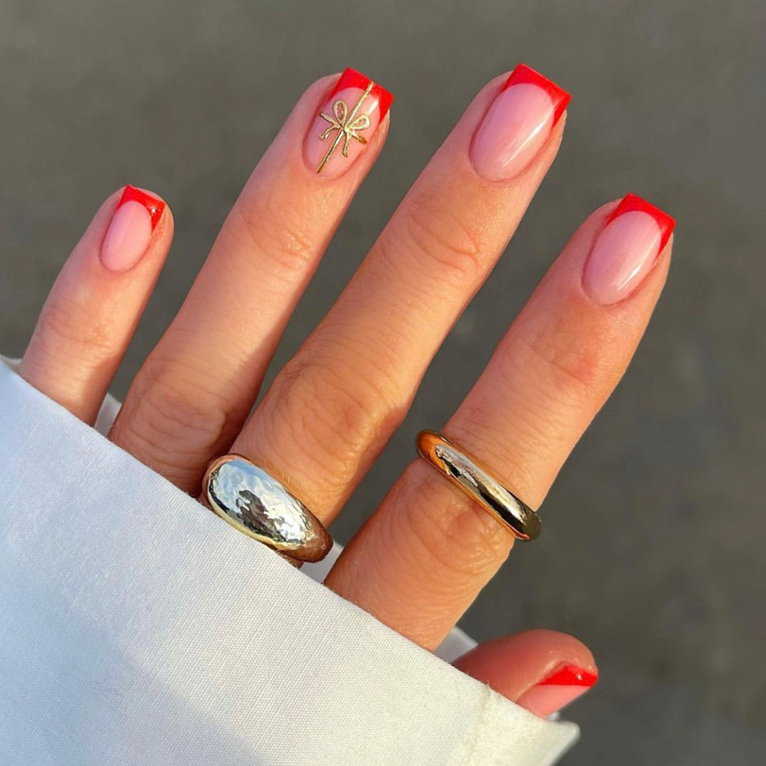 Elegant Stiletto Press-On Nail Set with Unique Design Kalsten