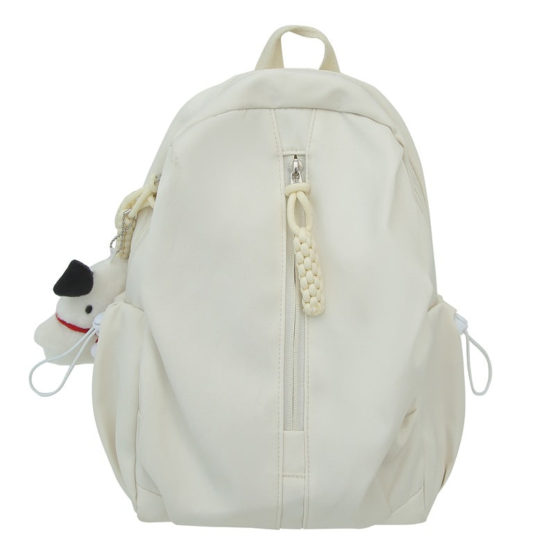 Backpack with Cute Plush Keychain and Practical Storage Kalsten