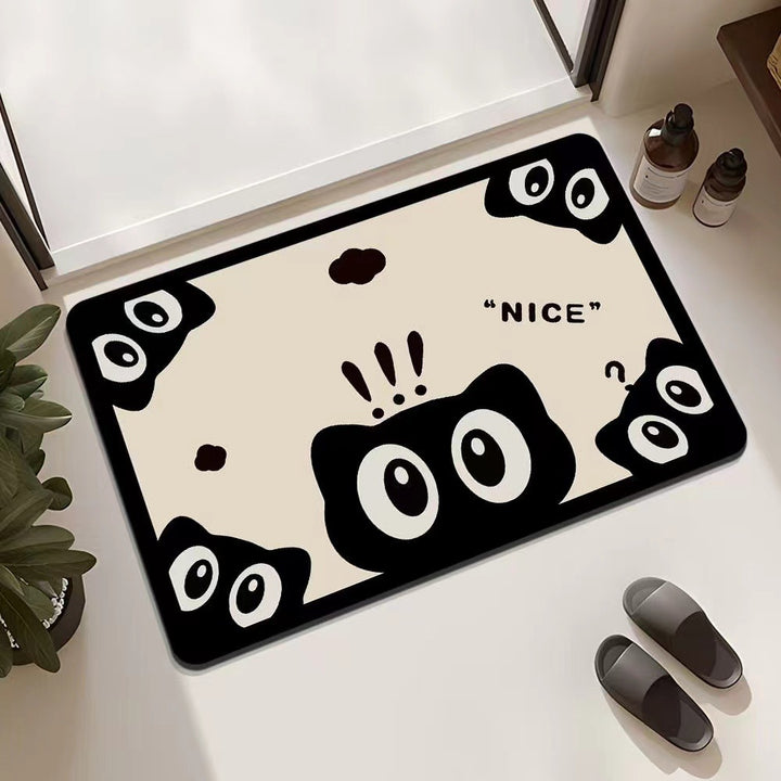 Playful Cat-Themed Entrance Mat Kalsten