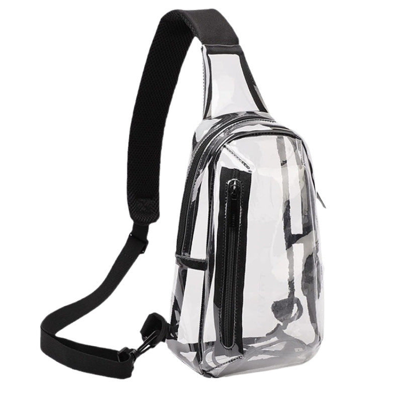 Transparent sling bag with practical multi-pocket design Kalsten