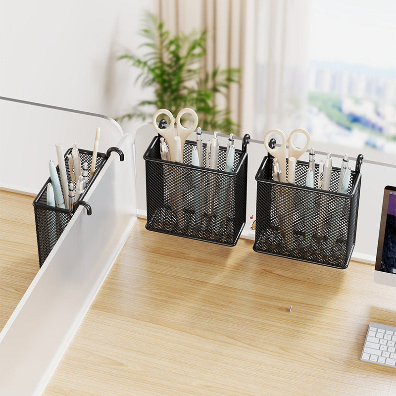Hanging Mesh Desk Pen and Stationery Caddy Organizer