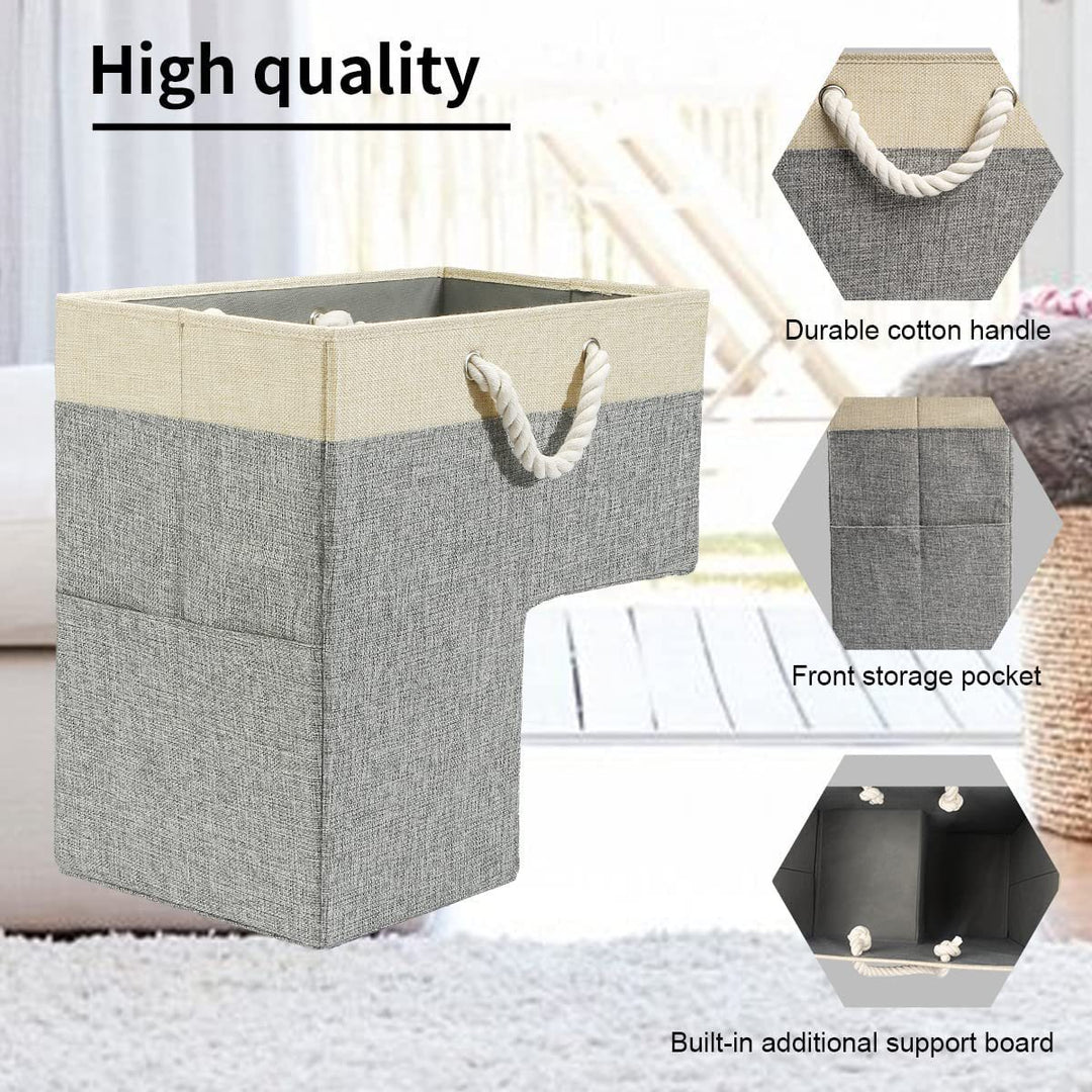 Multifunctional storage basket with handles Kalsten