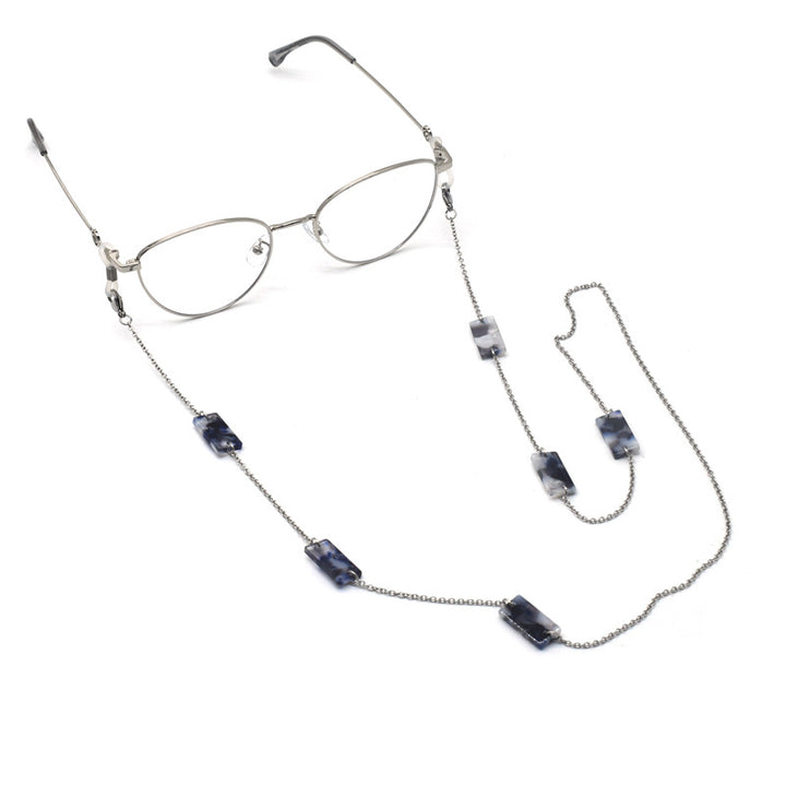 Elegant Bead-Accented Eyewear Holder Chain Kalsten