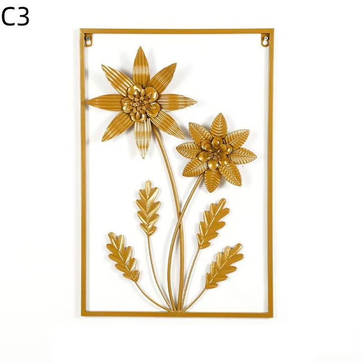 Floral Metal Wall Artwork Kalsten