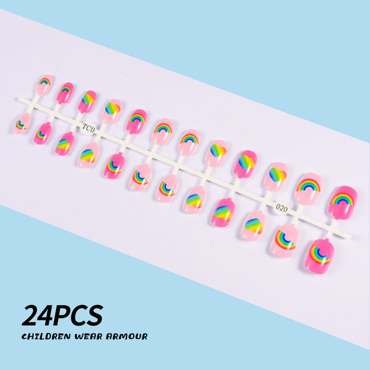 Children's Fun-Themed Press-On Nail Set Kalsten