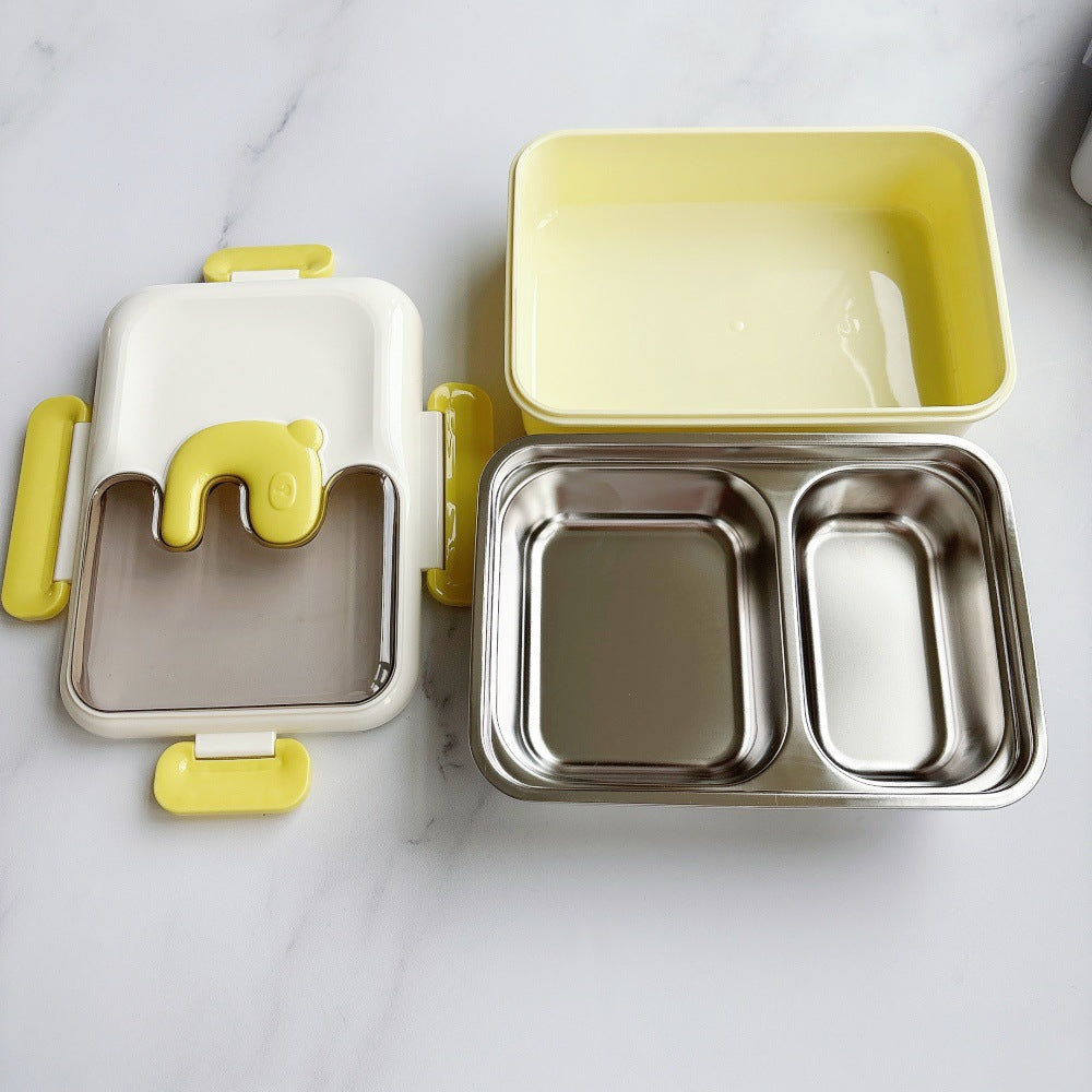 Cute Bear-Themed Lunch Box