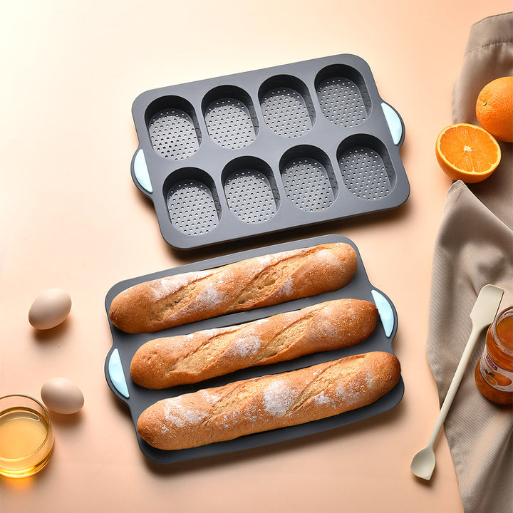 Silicone Bread Baking Pan with Non-Stick Coating and Sturdy Handles Kalsten