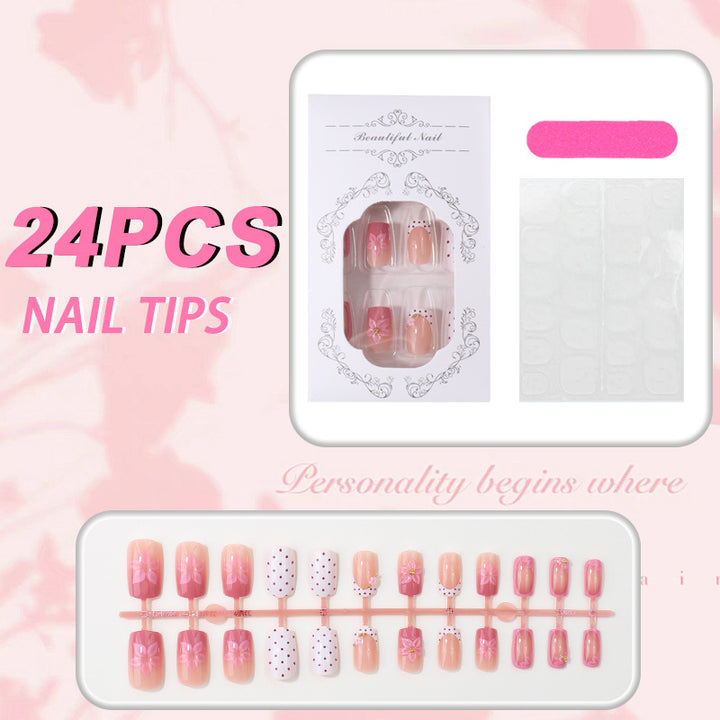 Floral Design Nail Tip Set Kalsten