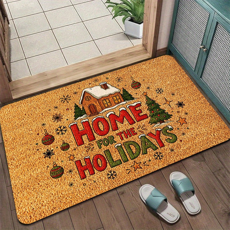 Festive Holiday Door Mat Kalsten