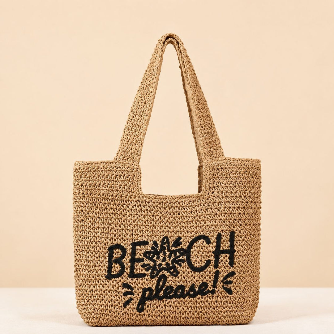 Leisure bag made of braided natural material Kalsten