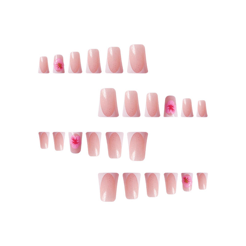Floral Design Press-On Nails Kalsten