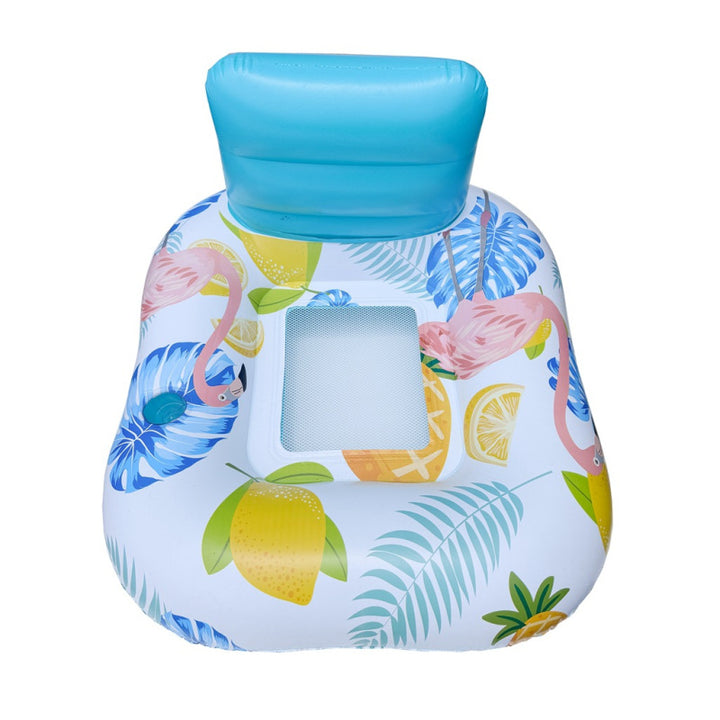 Women's Inflatable Comfort Pool Lounger with View Window Kalsten