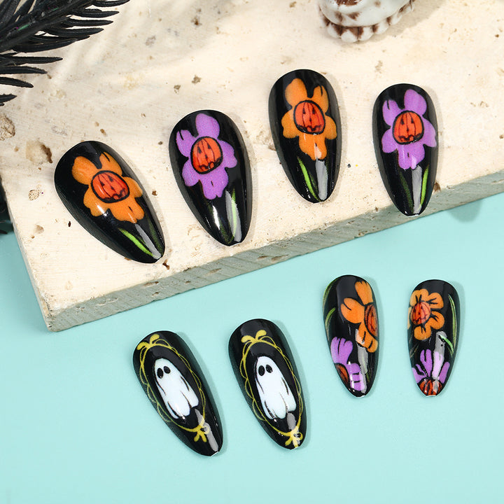 Artificial nails with creative Halloween design Kalsten