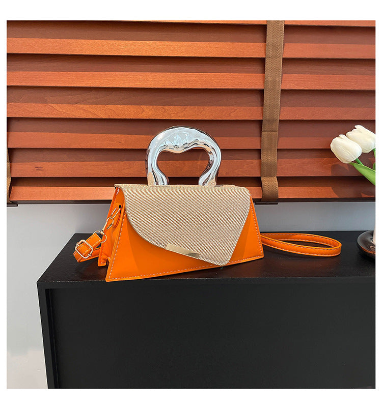 Stylish Geometric Structured Handbag Kalsten