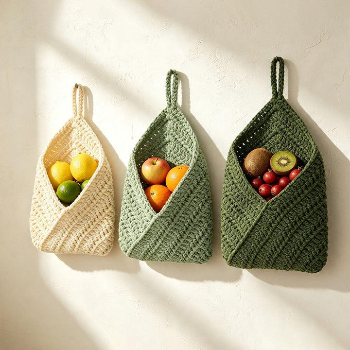 Hand-knotted storage bag Kalsten