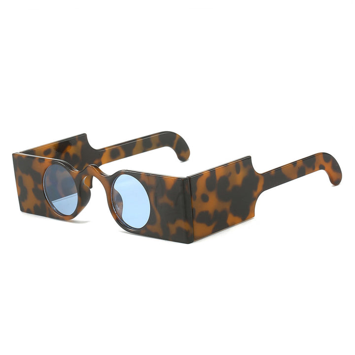 Avant-Garde Angular Frame Sunglasses Kalsten