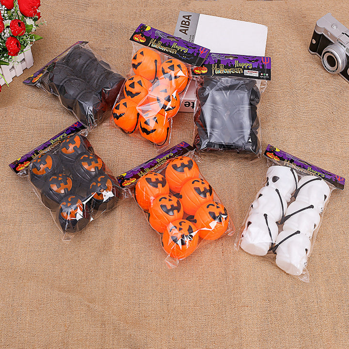 Halloween Themed Trick-or-Treat Pumpkin Buckets Kalsten