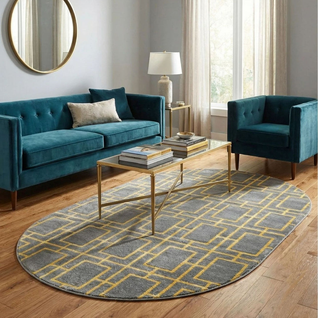 Geometric Patterned Area Rug