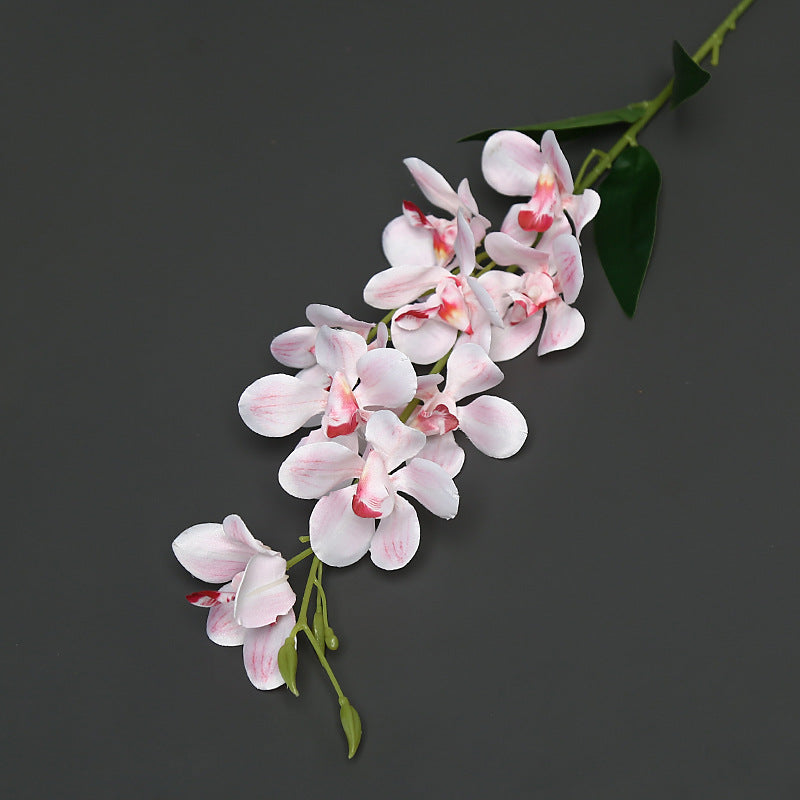 Elegant Faux Orchid Stem for Home Decor Display