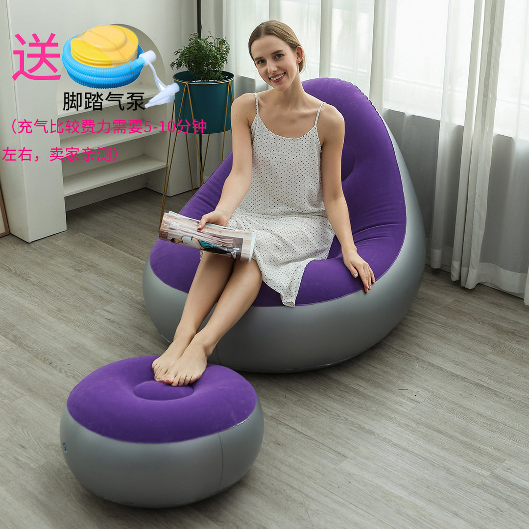 Women's Inflatable Comfort Sofa with Ergonomic Backrest Kalsten