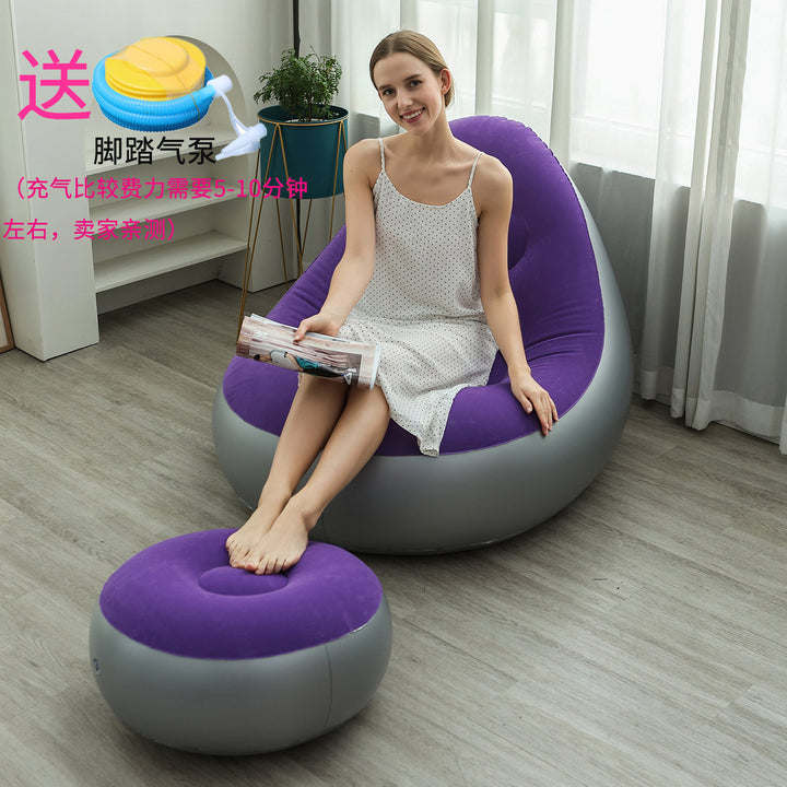 Women's Inflatable Comfort Sofa with Ergonomic Backrest Kalsten