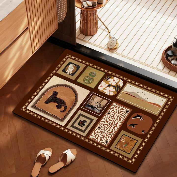 Decorative Bird Theme Rug