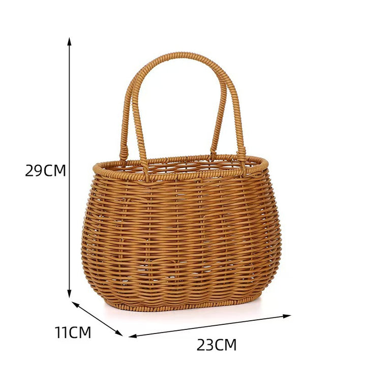 Woven Straw Tote Kalsten