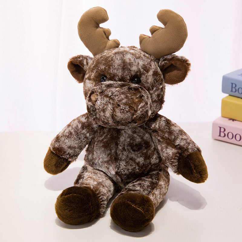 Premium Plush Lamb Comforter Stuffed Toy with Soft Faux-Fur and Embroidered Features Kalsten