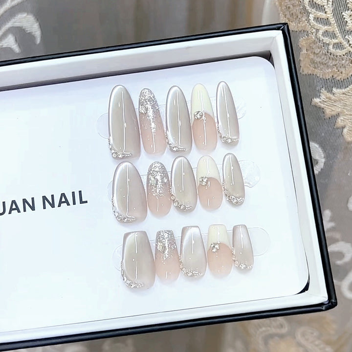 Elegant Press-On Nail Collection Kalsten