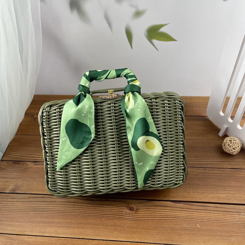 Decorative Woven Handbag Kalsten