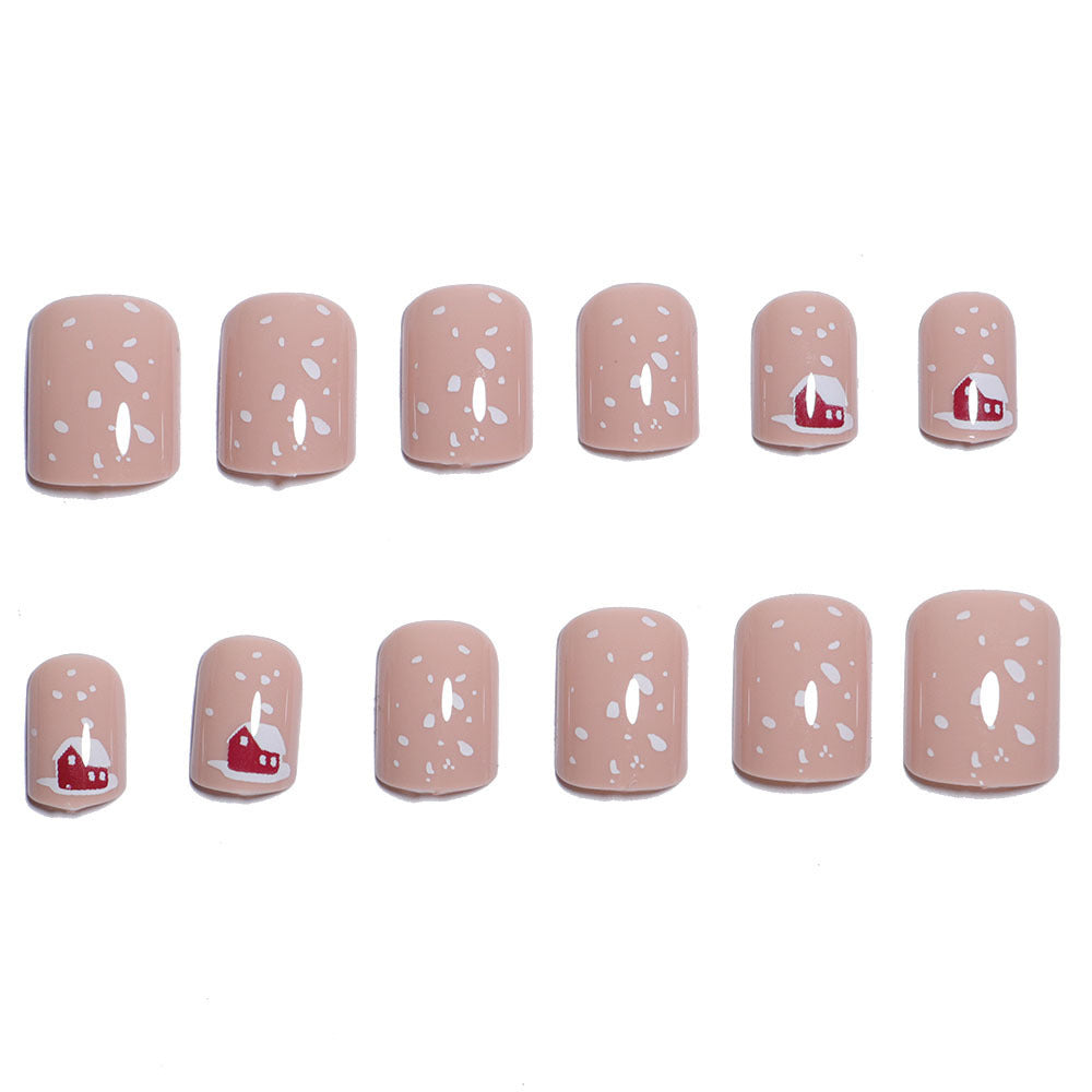 Festive Holiday-Themed Press-On Nail Art Kalsten