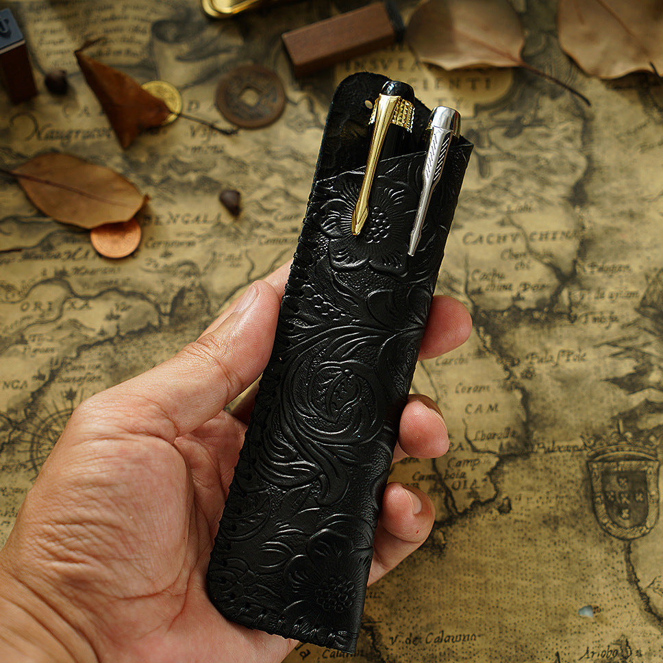 Handmade Leather Pen Case