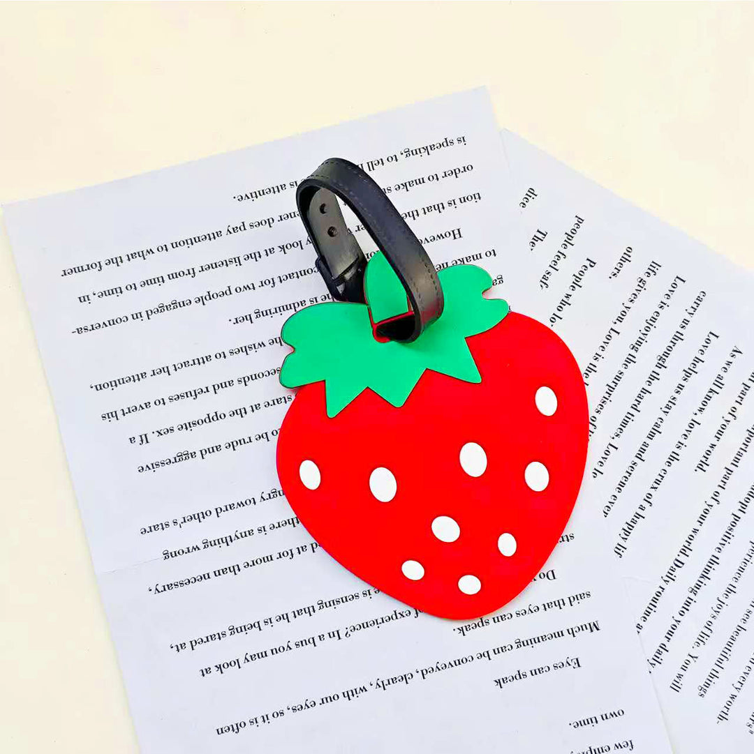Unisex Strawberry-Shaped Luggage Identifier Kalsten