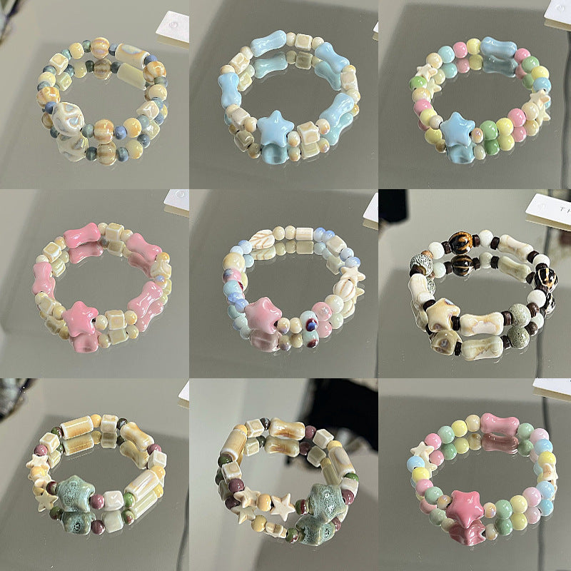 Heart-Shaped Beaded Bracelet Kalsten