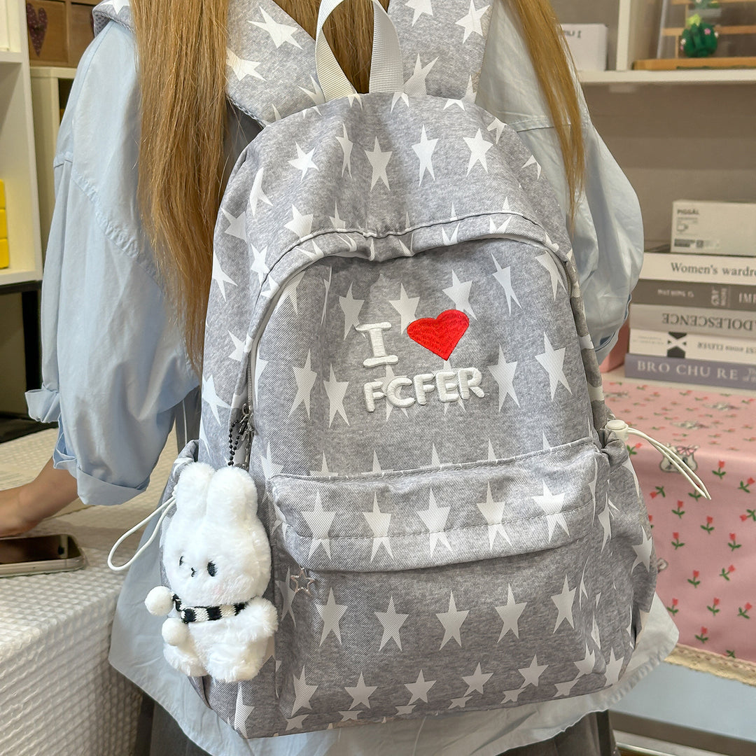 Casual Star-Patterned Backpack Kalsten