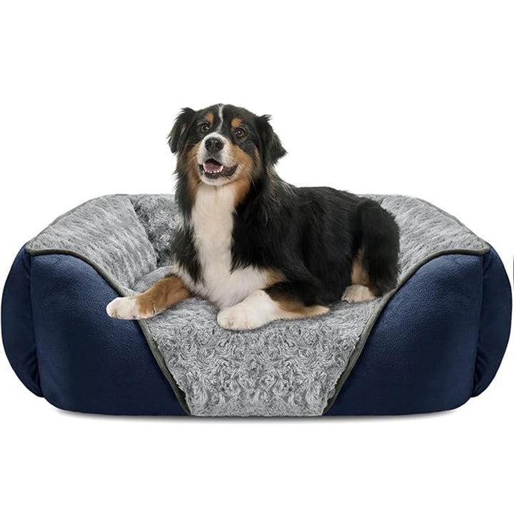 Orthopedic Plush  Couch   Dog Bed