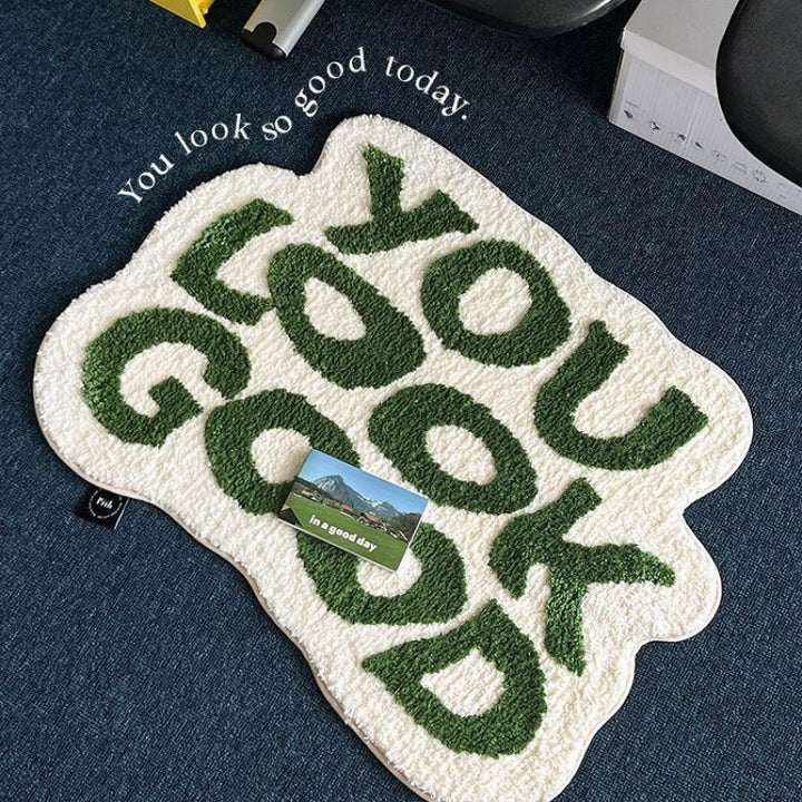 Soft and Cozy Motivational Floor Mat