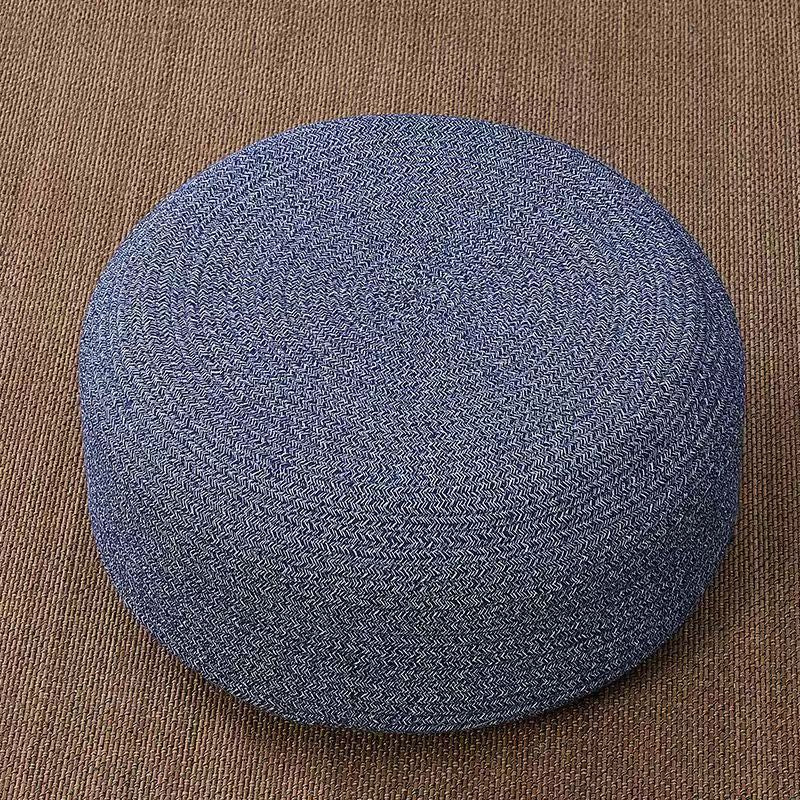 Handcrafted seat pouf Kalsten