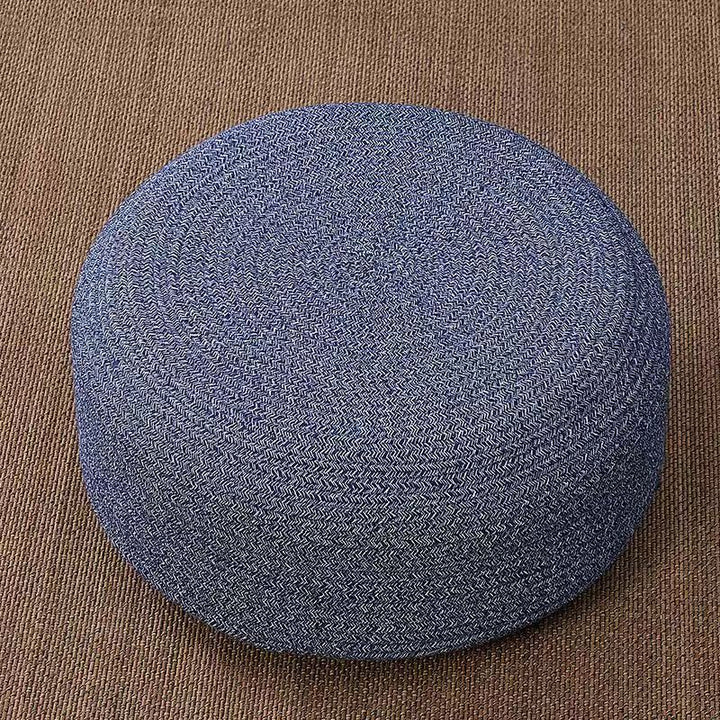 Handcrafted seat pouf Kalsten