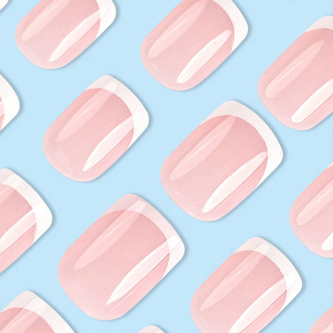 Elegant French Tip Nail Extensions Kalsten
