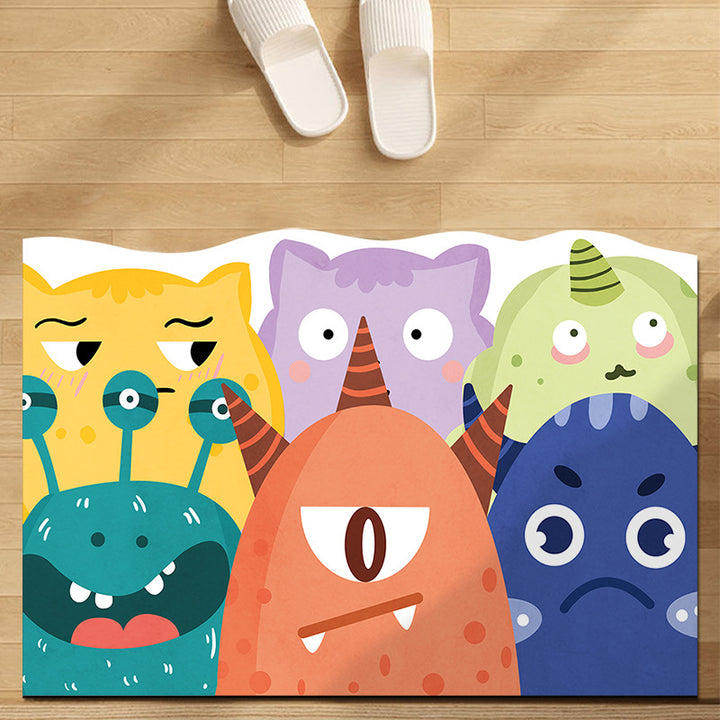 Playful Cartoon-Themed Area Mat