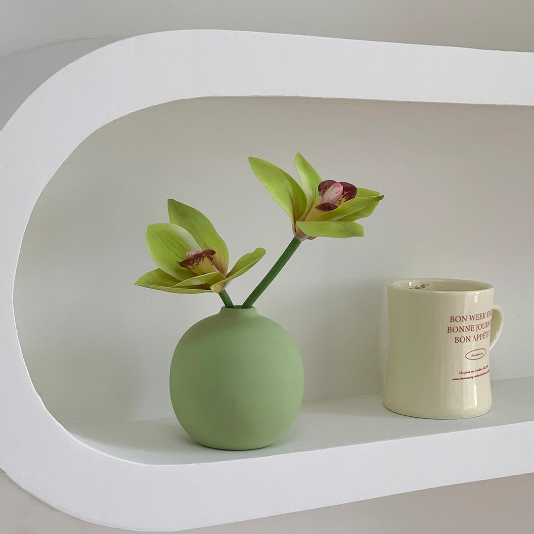 Elegant Orchid Decorative Planter