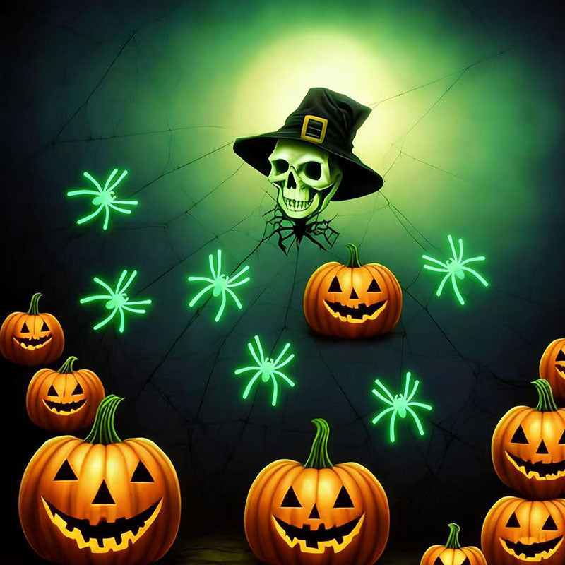 Creepy Glow-In-the-Dark Spiders