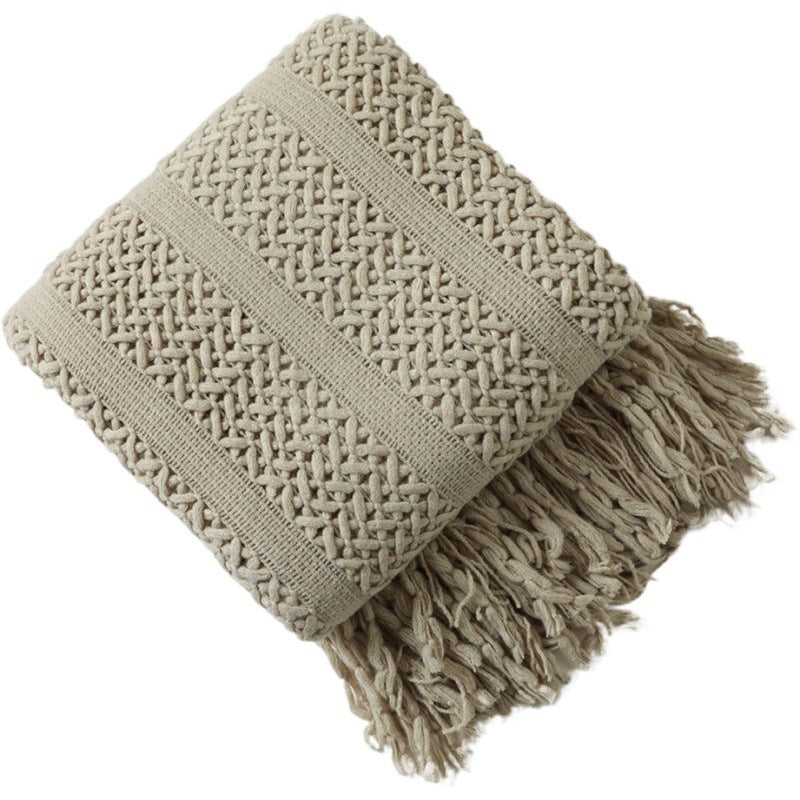 Cozy Knit Throw Blanket