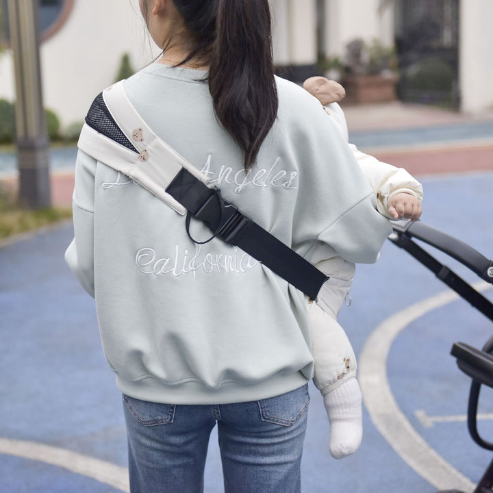 Padded Baby Hip Seat Carrier with Safety Buckle and Zipper Pocket