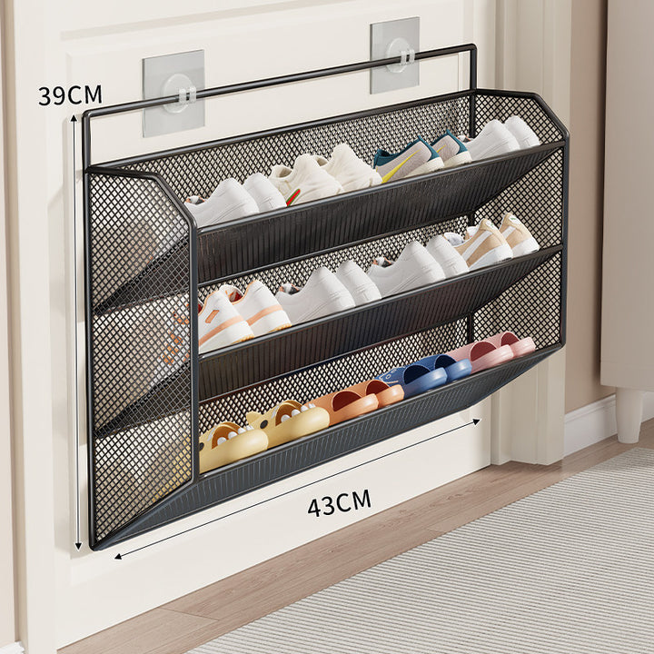 Over-Door Mesh Shoe Storage Rack Kalsten